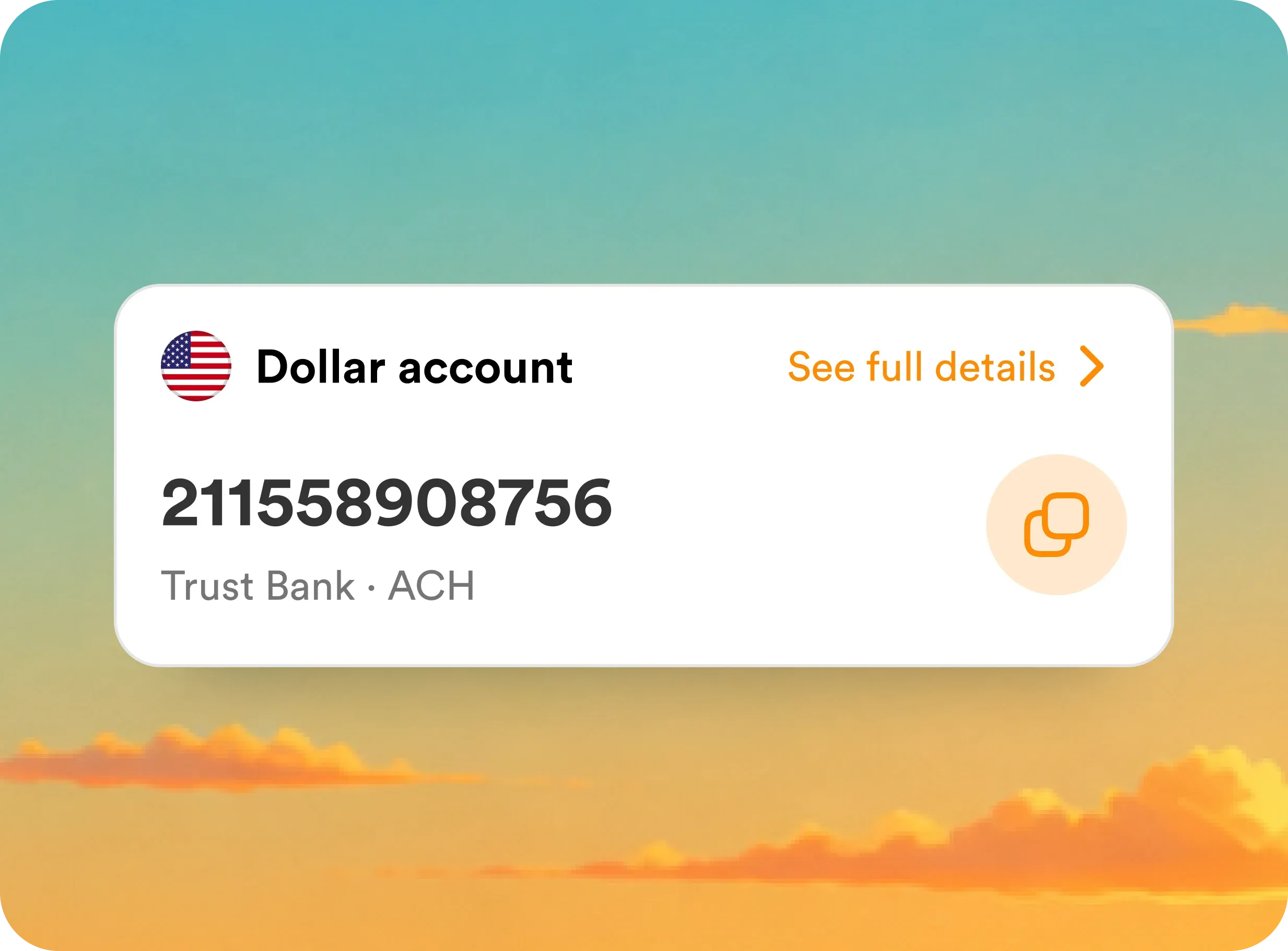 Personal US & EUR bank account
